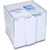 Image de Bloc mémo 931150 700 notes blanches 9 x 9 cm avec support plastique transparent