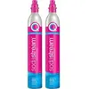 Image de Lot de 2 cylindres de gaz co2 60l quick connect pour machine à gazéifier 2 x cylindre quick connect