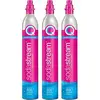 Image de Lot de 3 cylindres de gaz co2 60l quick connect pour machine à gazéifier 3 x cylindre quick connect