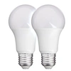 Image de - Pack de 2 ampoules LED classiques (A60), culot E27, 11W cons. (75W eq.), 1055 lumens, lumière blanc neutre - PACK2EE1055GCW