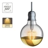 Image de Ampoule LED G95 - culot E27 - vintage gold cover