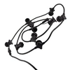 Image de - Guirlande Guinguette LED Noire, Compatible Ampoules E27, 5m Extensible - GRL5230VB