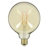 Image de - Ampoule LED déco Globe (G125) / Vintage au verre ambré, culot E27, 7W cons. (50W eq.), 638 lumens, lumière blanc chaud - RFDE800B125A