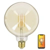 Image de - Ampoule LED connectée KOZii, éclairage multi-blancs, Filament E27 G125 au verre ambré, 5,5W cons. Variation de luminosité - KRFDE470B125ACCT