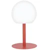 Image de Xanlite, Lampe à Poser POP Boule Métal Rechargeable USB, Température de Couleur Réglable, Résistante IP44, Nomade avec Autonomie 8H, Finition Polie, Terracotta en occasion ou reconditionné