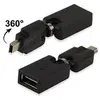 Image de Adaptateur Convertisseur Port USB - Mini USB Fiche Mâle Universel Rotation 360° YONIS