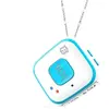 Image de Balise GPS Miniature Tracker de Poche Enfant Micro Espion Télésecours Sos Blanc
