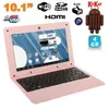 Image de Netbook 10 Pouces Android Mini Ordinateur Portable Wifi Rj45 HDMI USB 4Go Rose
