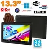 Image de Tablette Tactile Grand Ecran 13.3 pouces Android Bluetooth Quad Core 40 Go Noir YONIS