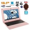 Image de Netbook 10 Pouces Android Mini Ordinateur Portable Wifi Rj45 HDMI USB 68Go Rose