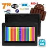 Image de Tablette Tactile Android 6.0 7 Pouces Quad Core Dual Cam Flash Noire 24Go YONIS