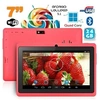 Image de Tablette Tactile 7 Pouces Quad Core Bluetooth 1Go Ram Android 6.0 24Go Rose YONIS
