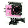Image de Camera Embarquée Sports Wi-Fi LCD Caisson Etanche Waterproof HD 12 Mp Rose 64Go