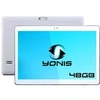 Image de Tablette Tactile Android 10 Pouces 3G Dual Sim Quad Core Wifi Bt 48Go Blanc YONIS