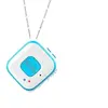 Image de Super Mini Traceur Android iOs GPS Collier GSM Wifi AGPS Communication Sos Bleu