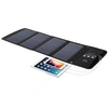 Image de Chargeur Dual USB Appareils Panneau Solaire Portable Pliable 28W Etanche Noir