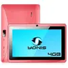 Image de Tablette 7 Pouces Tactile Ips Quad Core Wifi Bluetooth Android Micro SD 8Go Rose YONIS
