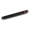 Image de Réglette 8 prises électriques pour rack 19''- 1U