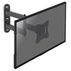 Image de - Support - bras réglable - pour écran plat - acier - noir - Taille d'écran : 13"-27" - montable sur mur