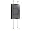 Image de support vitrine 032-1010K portrait pour écran TV 50'' - 100'' - Hauteur max 240cm