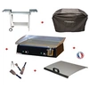 Image de Pack plancha électrique LUX 600 CARBON - CHARIOT ODEON 600
