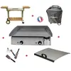 Image de Pack plancha électrique LUX 600 INOX - CHARIOT ELYSEE 600
