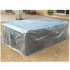 Image de Salon de jardin GENERIQUE 4 pieces polyethylene transparent 220 x 120 x 70 cm
