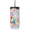 Image de Qwetch - Cold Cup Isotherme Inox - Mug Arty - Multicolore - 600 ml