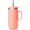 Image de Gobelet isotherme inox avec anse Qwetch Orange 600 ml QD3868H