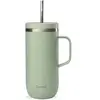Image de Gobelet isotherme inox avec anse Qwetch Vert 600 ml QD3863H