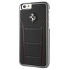 Image de FESEHCP6BKR Coque en cuir avec Logo d'or pour iPhone 6/6S avec Couture Rouge/Noir