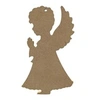 Image de Ange prieur en bois MDF à décorer - 15 x 9 cm