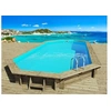 Image de Piscine bois " Sevilla 130" - 8.57 x 4.57 x 1.31 m