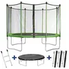 Image de Trampoline "Yoopi" - Ø 4.25 m - Avec Filet + Echelle + Couverture + Kit d'ancrage
