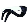 Image de table basse maya - 127 x 65 x 46 cm - noir