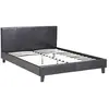 Image de lit lina - 140 x 190 cm - noir