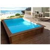 Image de Piscine bois rectangle " Toledo "- 3.20 x 2.20 x 0.71 m