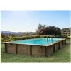 Image de Piscine bois en kit rectangle "Sunrise " - 8.20 x 5.20 x 1.44 m