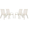 Image de Fauteuil jardin Textilène Cordoba - Phoenix - Ecru - Lot de 4