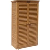 Image de Armoire de jardin Space - 87 x 46.5 x 160 cm - Marron