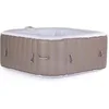Image de spa gonflable monac en pvc - 6 places - taupe/creme
