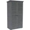 Image de armoire de jardin space - 87 x 46.5 x 160 cm - anthracite