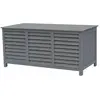Image de Coffre de jardin en bois Macao - 130 x 64 x 60 cm - Anthracite