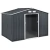 Image de Abri de jardin métal "Vegas" - 5,29 m2 (4,83 m2 au sol) - Gris