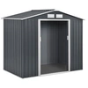Image de Abri de jardin métal Vegas - 2,7 m² - Gris