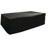 Image de Salon de jardin polypropylene noir 114 x 121 x 77 cm