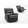 Image de Fauteuil relax Buckingham - 85 x 93 x 100 cm - Noir / Gris foncé