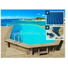 Image de Piscine bois " Sevilla 130 " - 8.57 x 4.57 x 1.31 m - Bâche à bulles 180 µ - Bâche hiver 280 g/m²