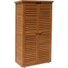 Image de Armoire de jardin Space - 87 x 46.5 x 160 cm - Marron