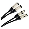 Image de Câble Bretelle XLR Femelle 3b - XLR Mâle 3b 0.60m Elite Câble